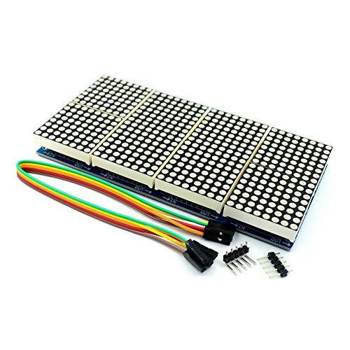 MAX7219�h�b�g�}�g���b�N�X���W���[��8�h�b�g�}�g���b�N�X2 * 4�f�B�X�v���C���W���[��MCU����h���C�o�[���W���[��