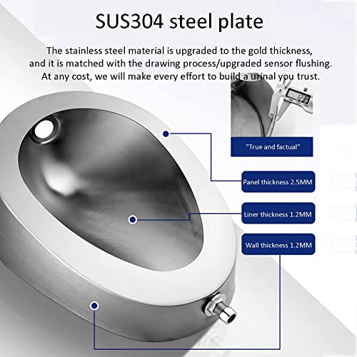 Bagni Moderni WC en Acero INOX para Uso doméstico, WC de pared comerciales, WC públicos con descarga vertical con o sin inducción, color Silver Suit G miniatura 4