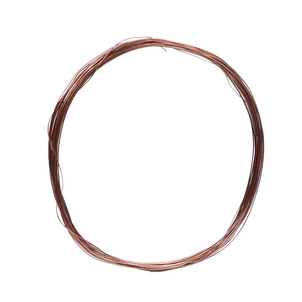 Zuiver koperdraad, 0,5/0,8/1/1,5/2/2,5/3 mm, blanker T2 koperdraad, 500 g koperen spoel voor tuinieren, pure koperen kabel voor elektrotechniek en doe -het-zelf handwerk, 1 mm-71 m
