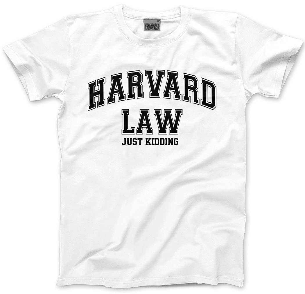 HotScamp Harvard Law Just Kidding Women's T-Shirt - White 14