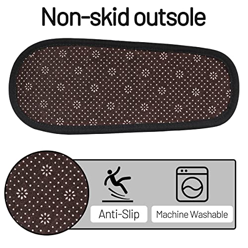 Tavisto Black White Soccer Balls Cozy Plush Lined Slippers - Cute Designs, Durable & Non-Slip Soles - Women's & Men's Indoor House Slippers_M4