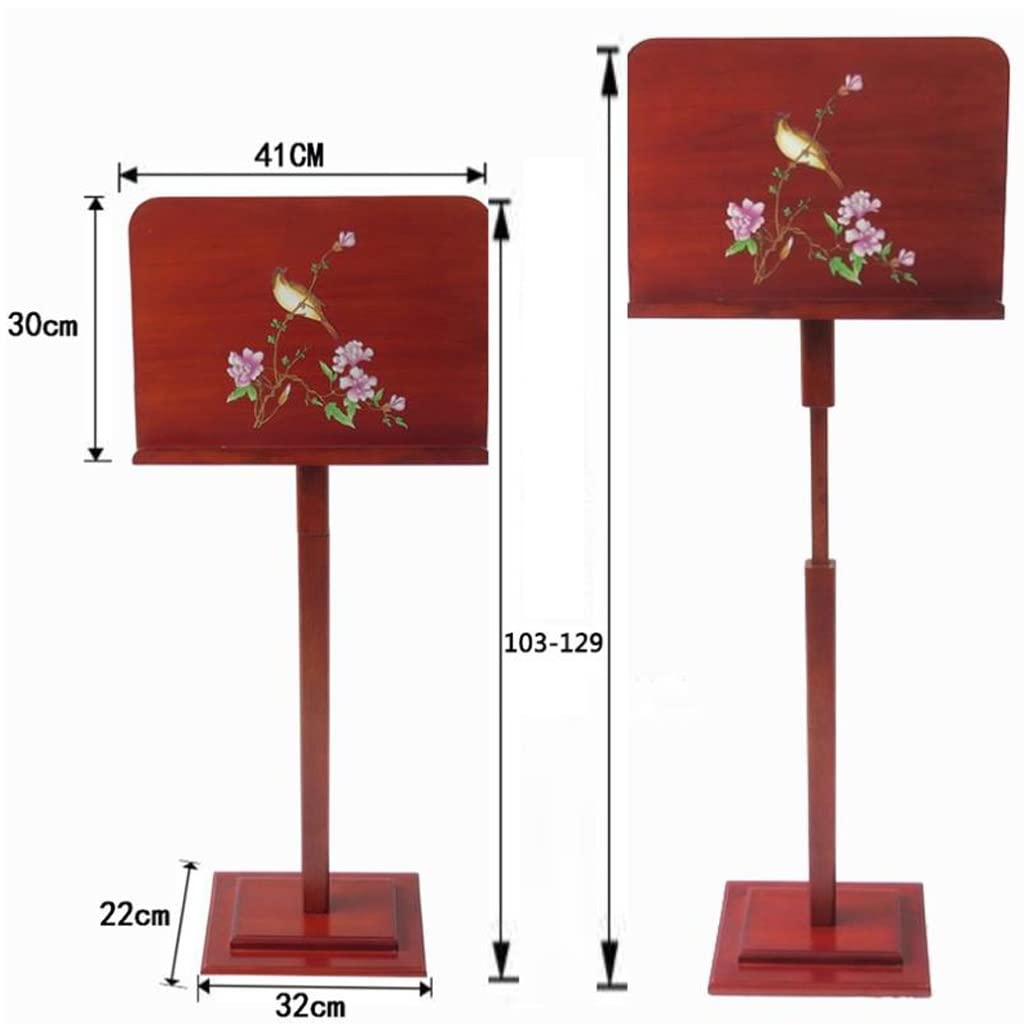 Stojaki na nuty Spectrum Akcesoria Półka Guzheng Piano Frame Piano Guzheng Muzyka Wynik Erhu Półka Stołowa Wynik Muzyka Gitara Mały Nasyp Drewniany General(Brown)