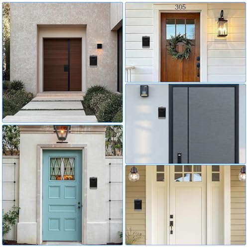 Schlüsseltresor mit Zahlencode, Schlüsselsafe mit 4 Stelligem Beleuchteten, Zinklegierung Schlüsseltresor mit Beleuchteten Wasserdicht Wandmontage Schlüsselbox, Groß tresor feuerfest wasserdicht