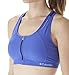 Columbia Women's Zip Front Bra, Dazzling Blue/Astral Aura, Large