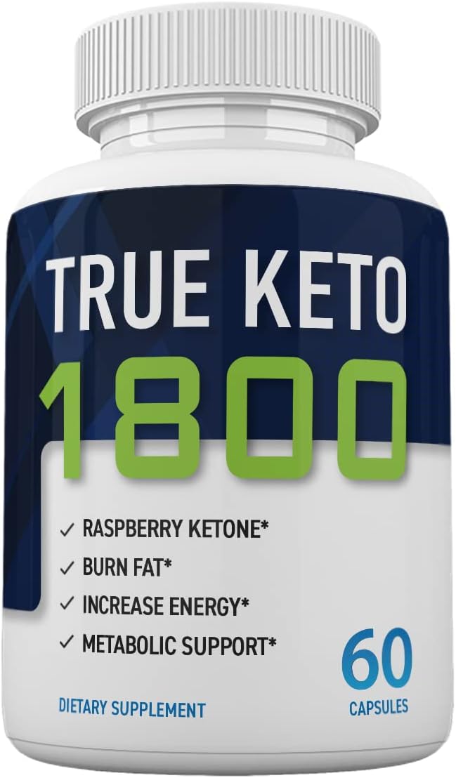 True Keto 1800 Pills, 60 Count 60 Count (Pack of 1)