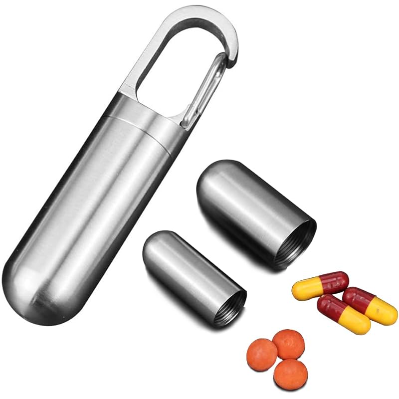 Cmd ピルケース 携帯用 薬ケース 小型 おしゃれ 防水 防湿 サプリメントケース 小分け 小物入れ 薬入れ ケース キーホルダー L Zihirqvrzc Korosikettannyelvu Hu