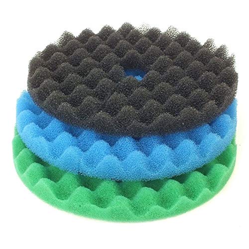 Pisces Replacement 3 Grade Filter Foam Set - Compatible for Cloverleaf CL2 Pond Filter (18")