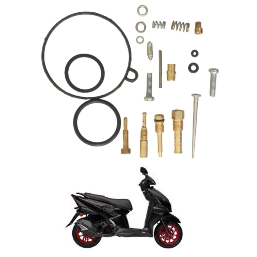 RoadReligion® Carburetor Repair Kit Compatible with Ntorq 125 – Complete Carb Rebuild Kit for Smooth Engine Performance-image-12