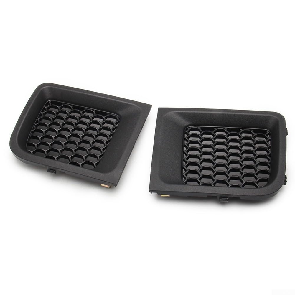 Griglia paraurti, Coppia Sinistra Destra Anteriore Inferiore per lunetta Copertura per Jeep per renegade Griglia Paraurti Laterale Inserto Bordo Cromato Trim Ricambio Esterno