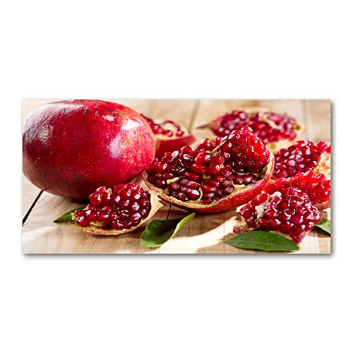 Splashback guard cuisine verre de sécurité rouge 100x50cm Tulup