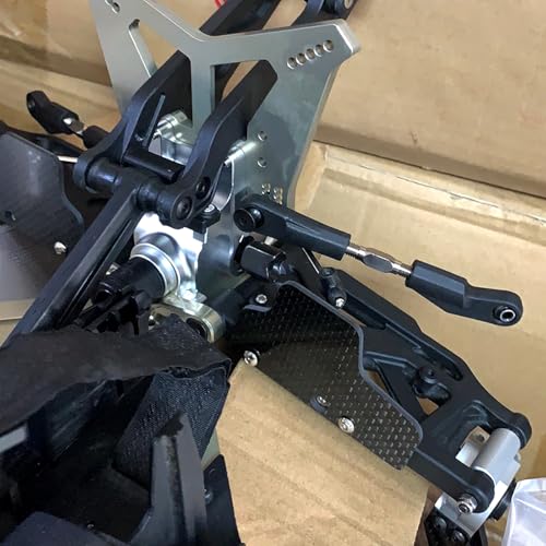 Image of Rear Mud Guards for Arrma 6S 1 /8 Typhon 1 /7 Infraction /Limitless /Felony | Rear Splash Flaps Part Dirt Guards Dust,Stones,Mud Protective Fenders Upgrade Replace ARA330730-S-Carbon Fiber-A Style