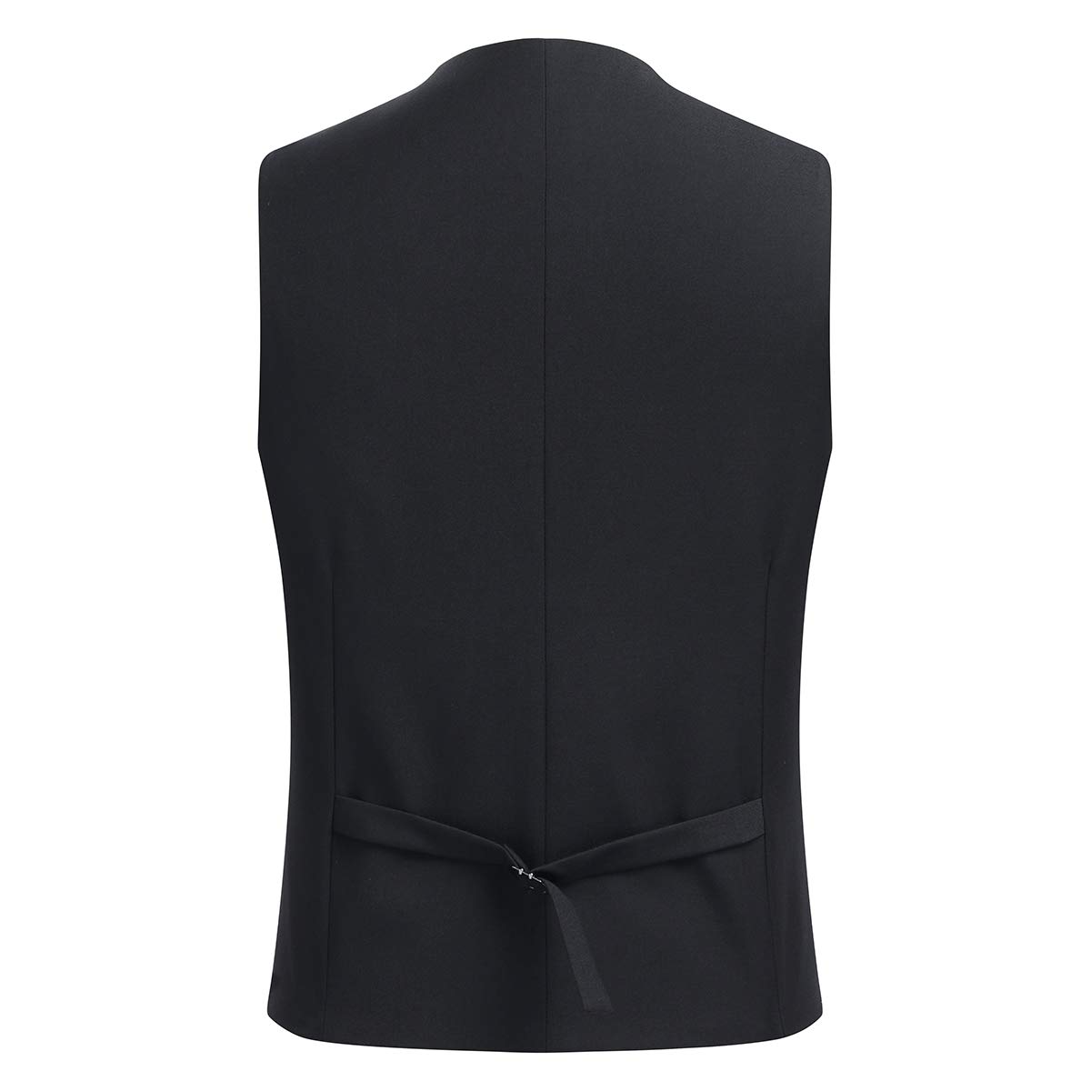 Allthemen Gilet da Uomo Gilet da Abito Doppiopetto Gilet da Uomo Western con Scollo Rotondo per Affari