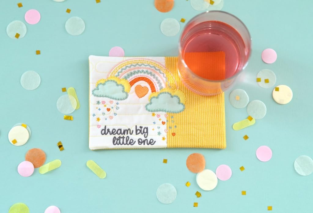 Kimberbell Mug Rugs Vol. 6 - Machine Embroidery CD, Embroidery Supplies, Quilting Embellishments