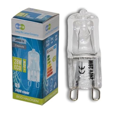 Long Life Lamp Company 28w G9 Halogen Bulbs Cover