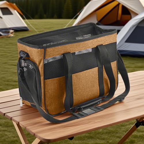 Bolsa transportadora para perros pequeña con diseño transpirable multipocket 4