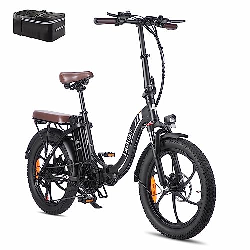 Fafrees Oficial F20 Pro Bicicleta Eléctrica Plegable, Bicicleta Urbana Eléctrica Plegable De 20 Para Hombres Y Mujeres, 250w 18ah Fatbike, Shimano 7 Vels Ebike, Alcance 70-120km, Negro Fafrees Oficial F20 Pro Bicicleta Eléctrica Plegable, Bicicleta Urbana Eléctrica Plegable De 20 Para Hombres Y Mujeres, 250w 18ah Fatbike, Shimano 7 Vels Ebike, Alcance 70-120km, Negro