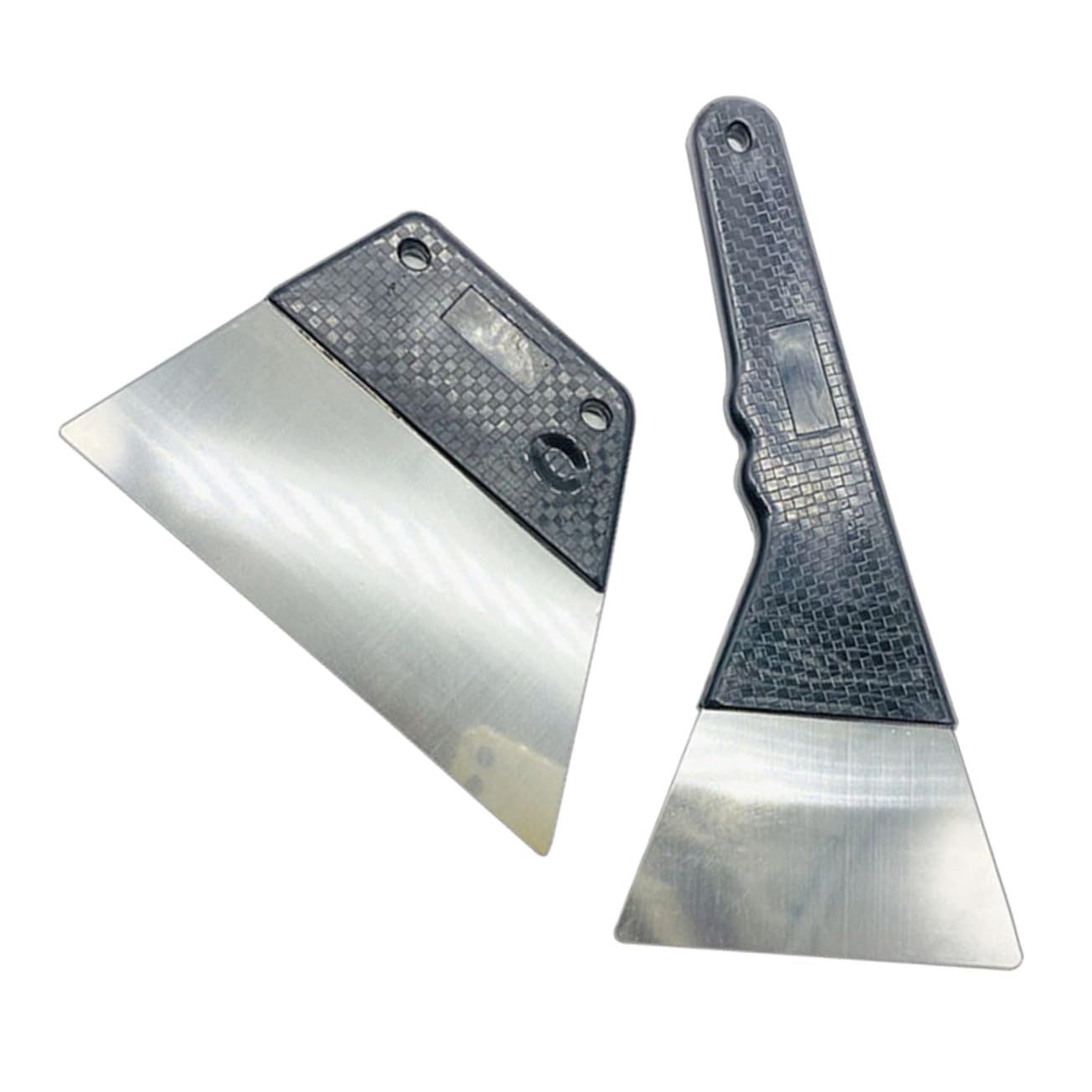 LIFKOME 2Pcs Stainless Steel Car Film Closing Tool Set Durable Wrapping Scraper for Auto Window Tinting Non Scratch Design for Easy Film Application and Gap Fitting