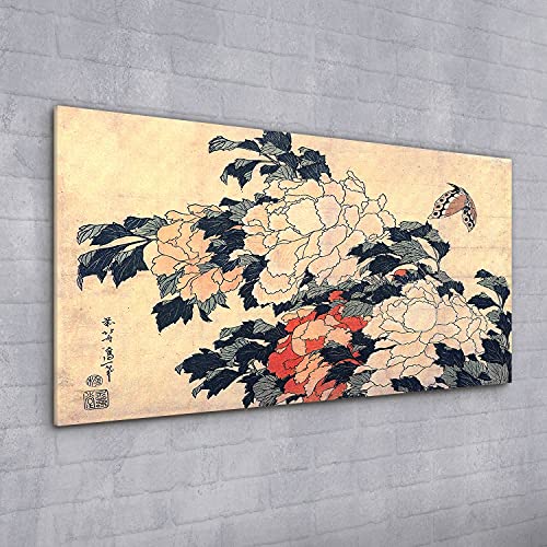 Image sur verre 100x50cm Peonies Coloray pour decoration murale salon - 2