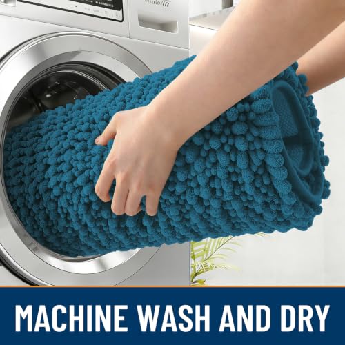 Image of OLANLY Dog Door Mat for Muddy Paws 40x32, Ultra-Absorbent Chenille Mud Mat