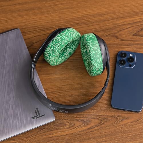 Image of WC Wicked Cushions Replacement Ear Pads for Beats Studio 2 & 3 (B0501, B0500) Wired & Wireless | Does NOT Fit Beats Solo | Softer PU Leather, Enhanced Foam & Stronger Adhesive | Emerald Tide
