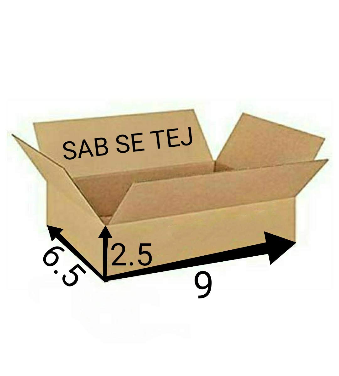 SAB SE TEJ 3 Ply Corrugated orange color Box/Shipping Boxes/Packaging Boxes (9x6.5x2.5) (Pack of 50) (B081Z8QCB7) Amazon Price History, Amazon Price Tracker