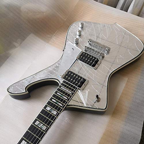 Gitaren Mirror Panel Rosewood Fingerboard Black Metal Paint Acoustic Steel String Guitars elektrische gitaar LYNLYN… - Image 5