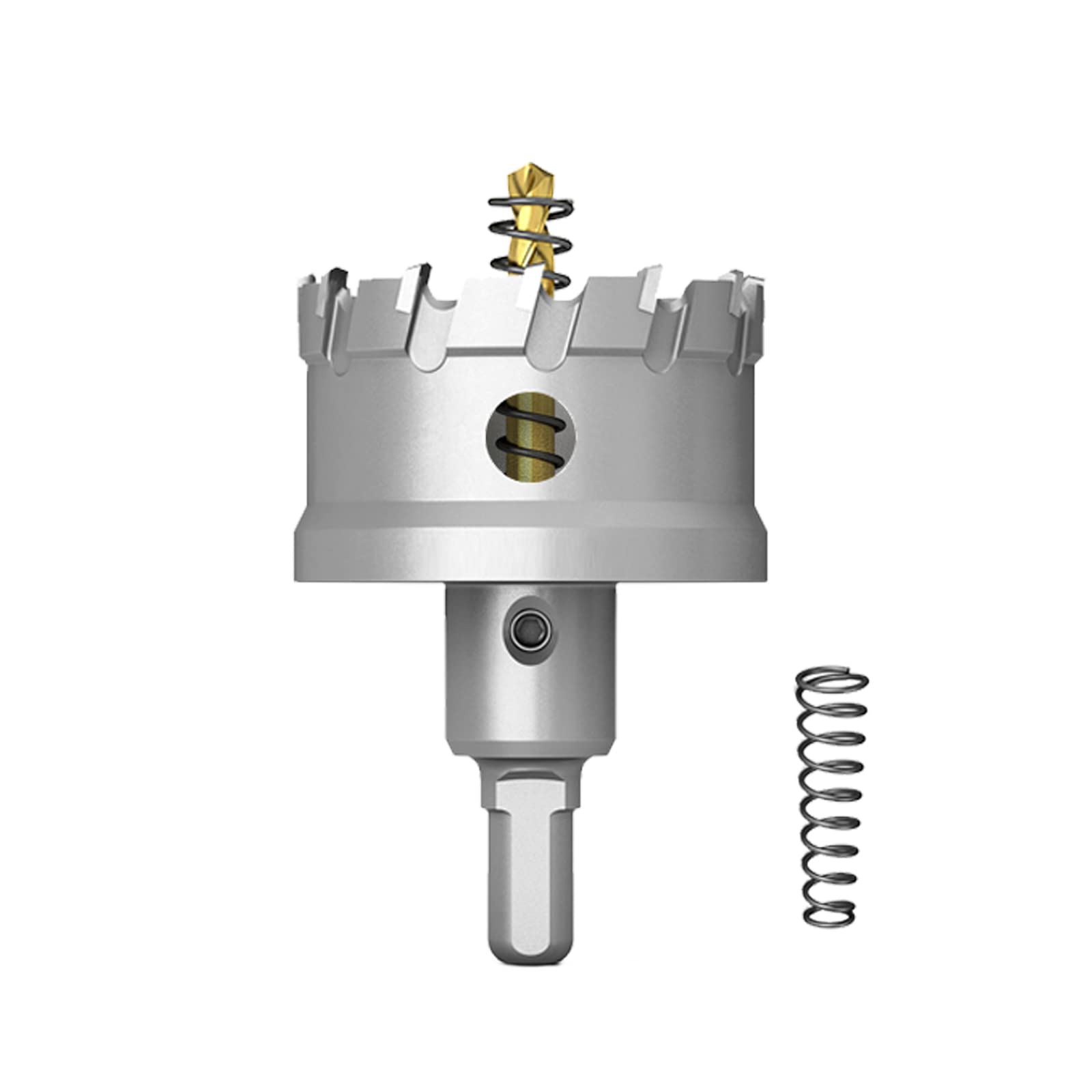 GSTK Upgrade Heavy Duty Carbide Hole Saw, Metal Steel Hole Saw Drill Bit,TCT Hole Cutter-Alloy Hardness Upgrade, Life Upgrade,Use for Stainless Steel,