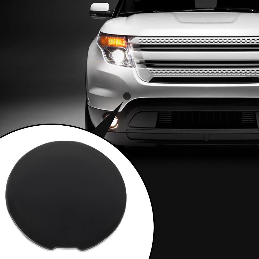 G-PLUS Front Bumper Tow Hook Cover Cap Compatible with Ford Explorer 2011-2015 Replacement BB5Z-17A900-APTM Black Bumper Impact Joint Cover Cap