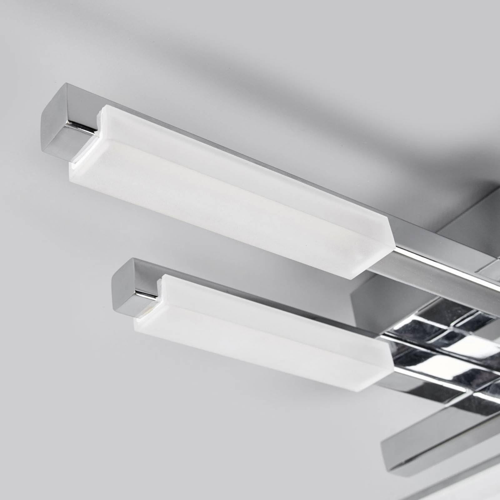 Lindby Plafoniera (Moderno) colore Argento, in Metallo ad es. Bagno lampadina inclusa plafoniera per bagno lampada