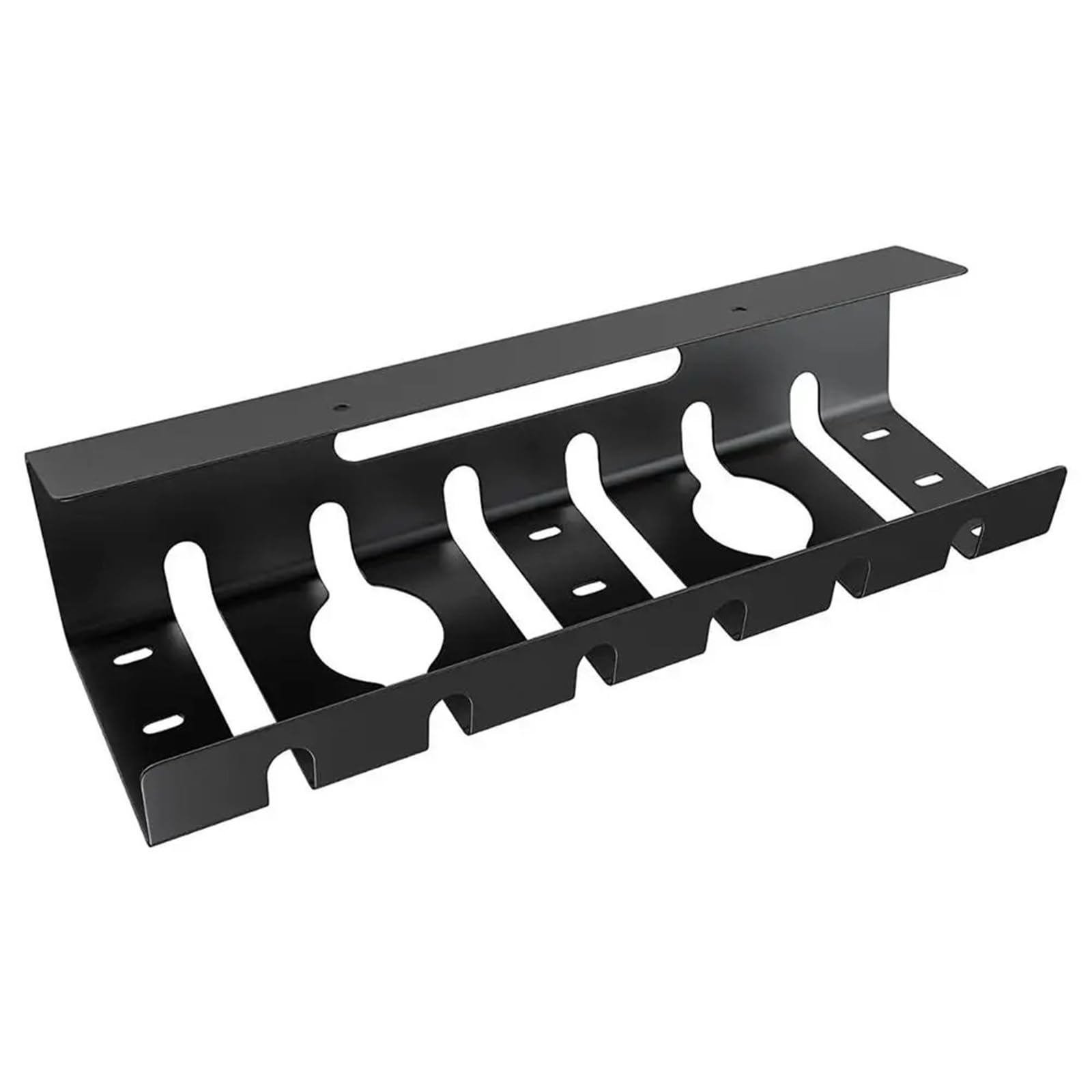 Bandeja Portacables Bajo La Mesa Bandeja de cables debajo del escritorio, organizador de cables de Metal, soporte for cables, instalación de tornillos de canal en U, soporte for cables, accesorios de