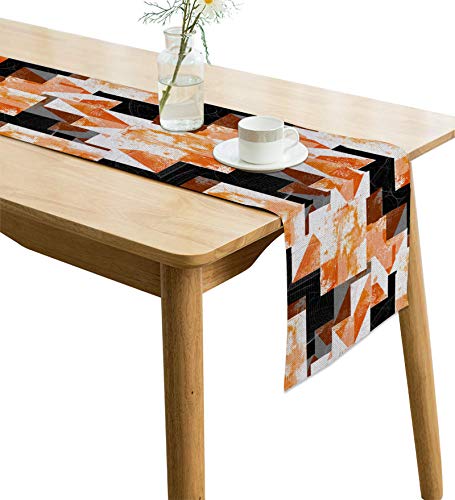 Image of Jute Table Runner Heat Resistant Dining Table Runner for 8 Seater 12 Inches x 94 Inches AATR0017