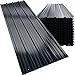 GARDEBRUK® 12x Trapezblech 129x46cm = 7m² verzinkt Profilblech Dachblech Wellblech Dachplatten Gerätehaus Carport anthrazit Dachblech Trapezblech günstig Kaufen-GARDEBRUK® 12x Trapezblech 129x46cm = 7m² verzinkt Profilblech Dachblech Wellblech Dachplatten Gerätehaus Carport anthrazit