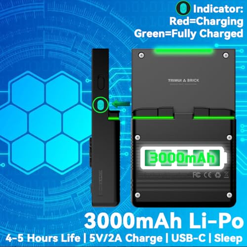 Image of FINGEREVO Trimui Brick Handheld Game Console 3.2 inch 1024 * 768 IPS Screen 3000mAh Trimui Brick Opensource System with Portable Case and Screen Protector Black