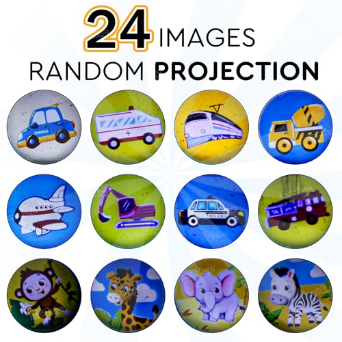 Image of Zest 4 Toyz 2 in 1 Carrot Shape Projector and Flashlight Toy for Kids with 3 Slides 24 Projections Educational Slide Torch for Learning and Bedtime Fun Play for Age 3 Years + (Random Color)