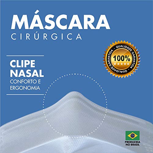 Máscara Tripla Camada 250 Unidades Vegan Lizz