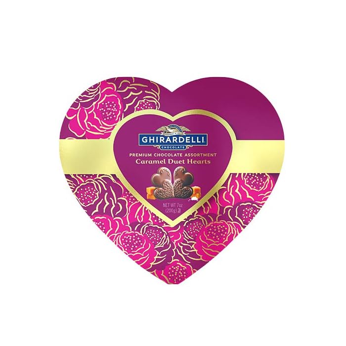 Buy Ghirardelli Chocolate Caramel Duets Hearts Gift Box, Individually