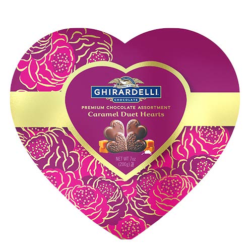 Buy Ghirardelli Chocolate Caramel Duets Hearts Gift Box, Individually