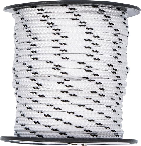 BGS Diy 80808 | Kunststoff-Seil/Allzweckseil | 3 mm x 20 m | schwarz/weiß