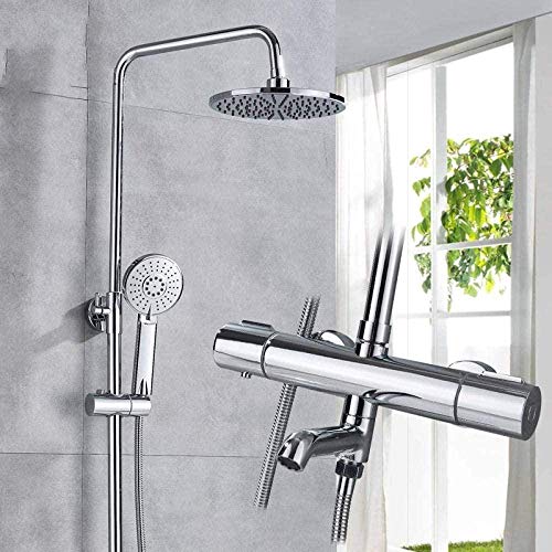 Ensemble de douche thermostatique pour réguler l'eau chaude et froide