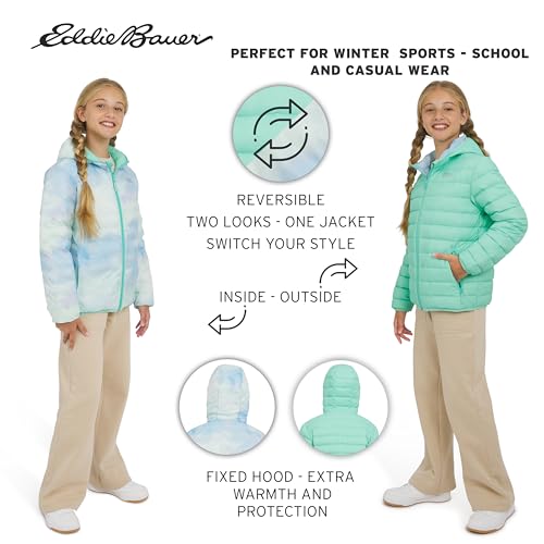 Eddie Bauer Unisex Kid's CirrusLite Reversible Lightweight Down Puffer Jacket2