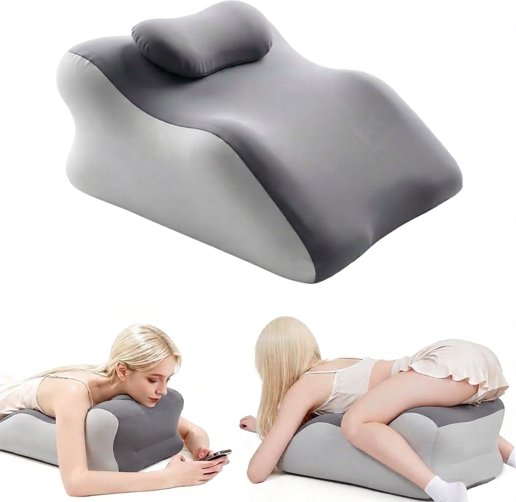 Sex Toys Adult Toys Pillow for Intimacy, Multi-Angle Positioning Incline Wedge Butt Cushion for Couples, Provides Intimacy Support for Bedroom Grey