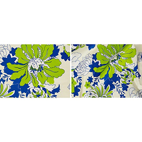 Image of Amazon Brand - Solimo Microfibre Reversible Comforter, Double (Sky Blue & Taupe Grey, 200 GSM) Floral Breeze 144 TC 100% Cotton Double Bedsheet with 2 Pillow Covers, Green