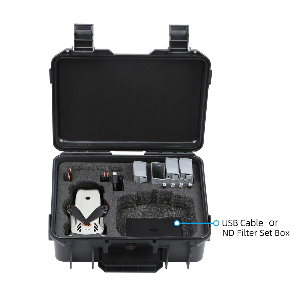 Lito X1/Lito 1 Hülle, wasserdichte harte Tragetasche für DJI Lito X1/Lito 1 mit RC 2/RC-N3 Fernbedienung, tragbare Aufbewahrungstasche Reisetasche Tragetasche für DJI Lito X1 Fly Mehr Combo Zubehör