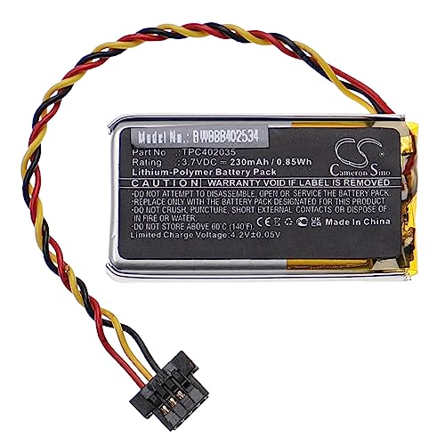 vhbw Batterie Compatible avec Mio MiVue 792 caméra embarquée de Voiture (230mAh, 3,7V, Li-polymère)