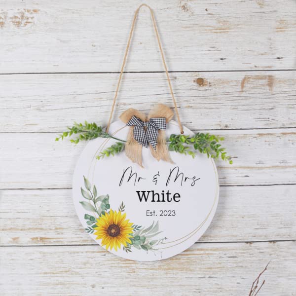 Amazon.com: Generic Personalized Mr and Mrs Sign, Welcome Wedding