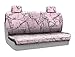 Coverking Rear Solid Bench Custom Fit Seat Cover for Select Mazda 3 Models - Neosupreme Camo Real Tree (AP Pink Solid)