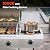 COWSAR 4 Burner Gas Grill, 34000 BTU Stainless Steel BBQ Grill with Side Burner, Porcelain-Coated Cast Iron Grates, Pull-Out Grease Tray for Outdoor Backyard Cooking