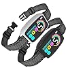 Meloive Collier Anti Aboiement Deux Chiens,Détection Intelligente des Aboiements,Modes Vibration/Choc Statique/Son,8 Niveau d'intensité Réglables,Rechargeable pour Gros Petit Chiens,Lot de 2