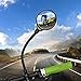 Zacro Bike Mirror - 1 Pcs 360° Adjustable Bicycle Mirrors for Handlebar End, Rotatable Mirror Universal with Wide Angle Rear View Mirrors Glasses for Mountain Road Bike