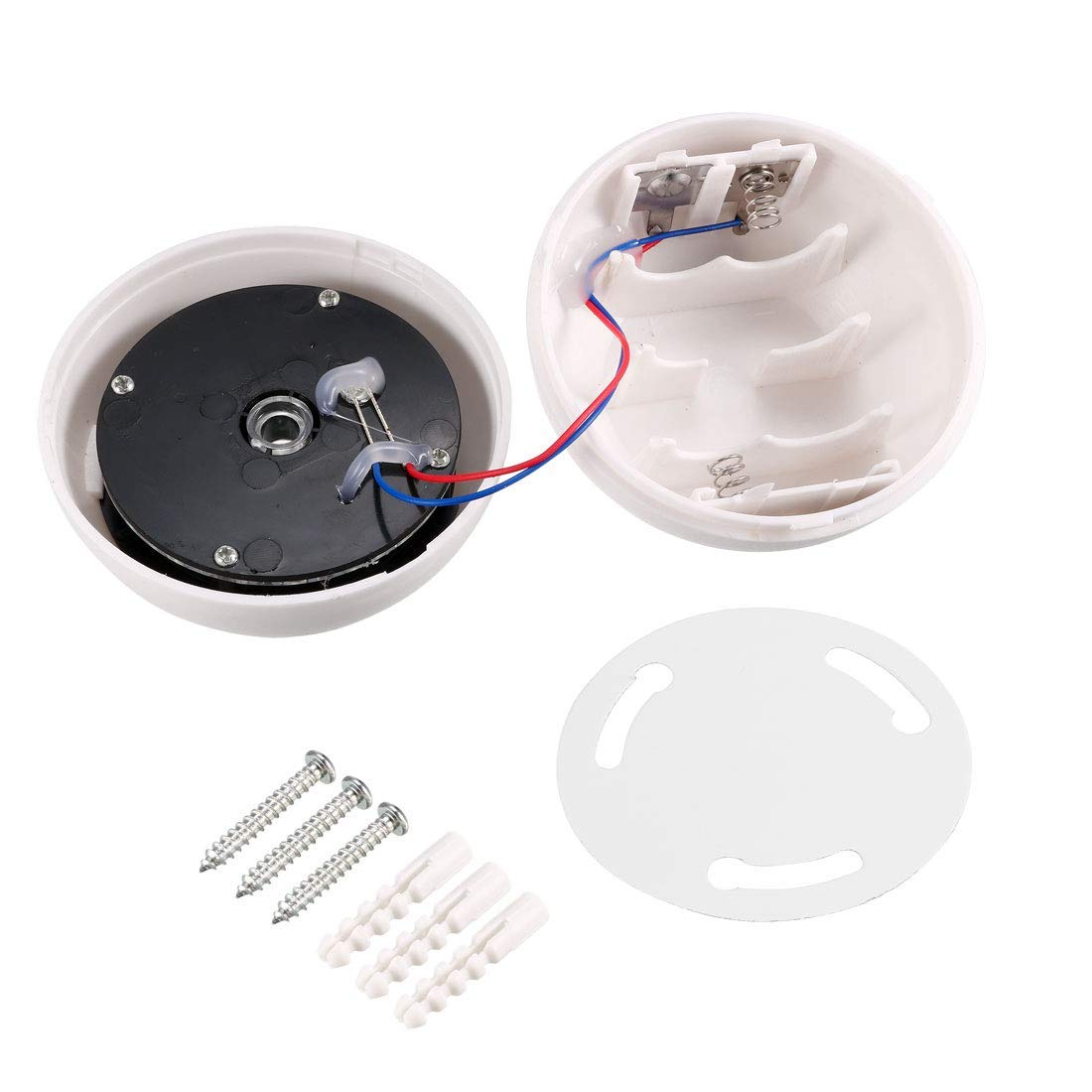 Cámaras De Seguridad Falsas Con Luz LED Intermitente (Pack De 2) - Simulación Realista, Funcionan Con Pilas, Ideales Para Disuadir Ladrones En Casa O Negocio